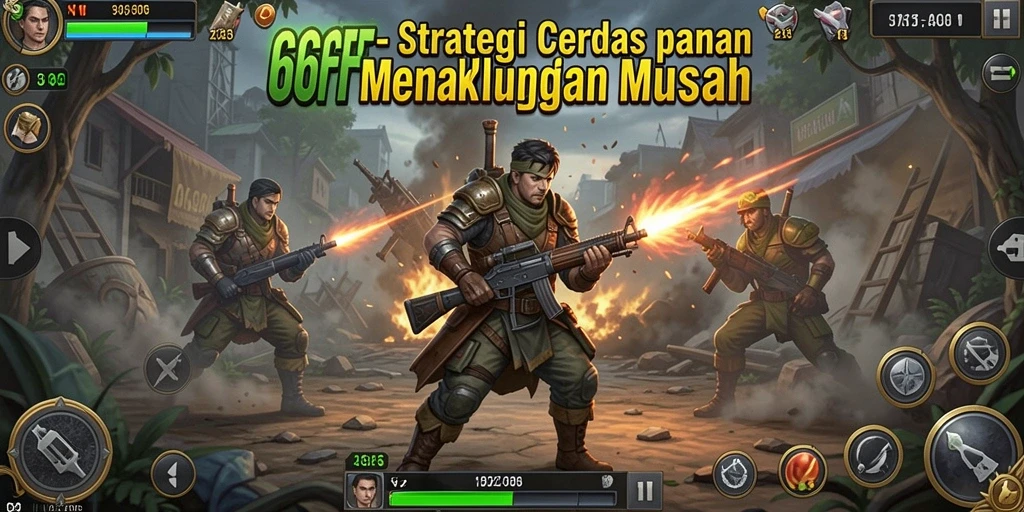 Tampilan gameplay strategis dari 666FF yang mengasyikkan.