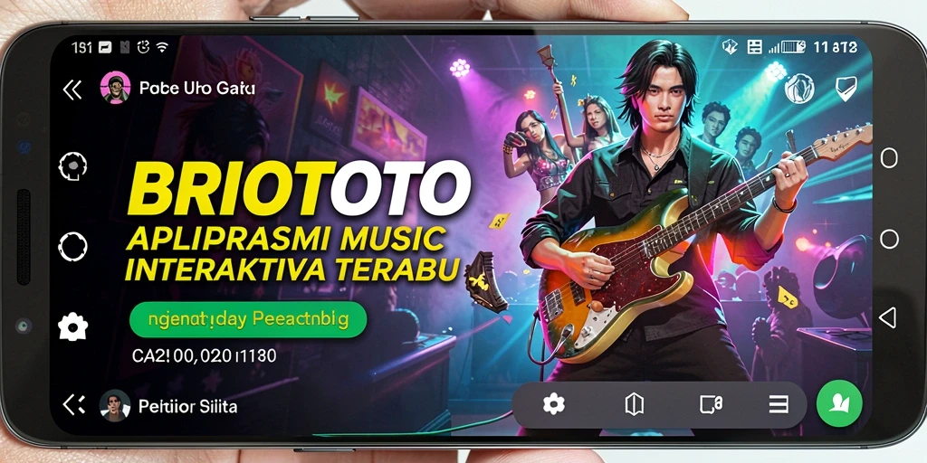Tampilan gameplay interaktif dari BRIOTOTO yang menyenangkan.