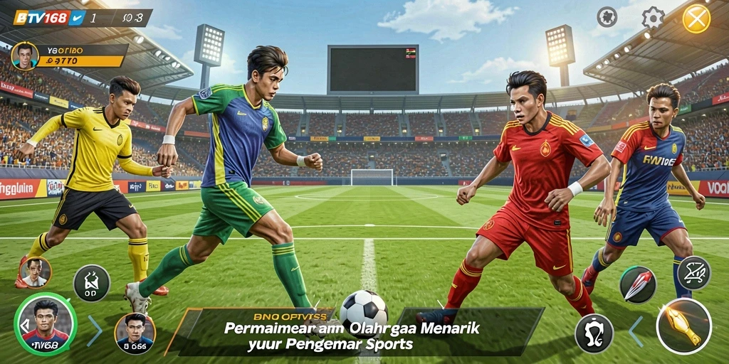 Tampilan gameplay BTV168 dengan aksi olahraga yang seru dan interaktif.