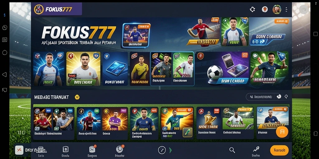 Tangkapan layar FOKUS777 menampilkan fitur live betting yang menarik.