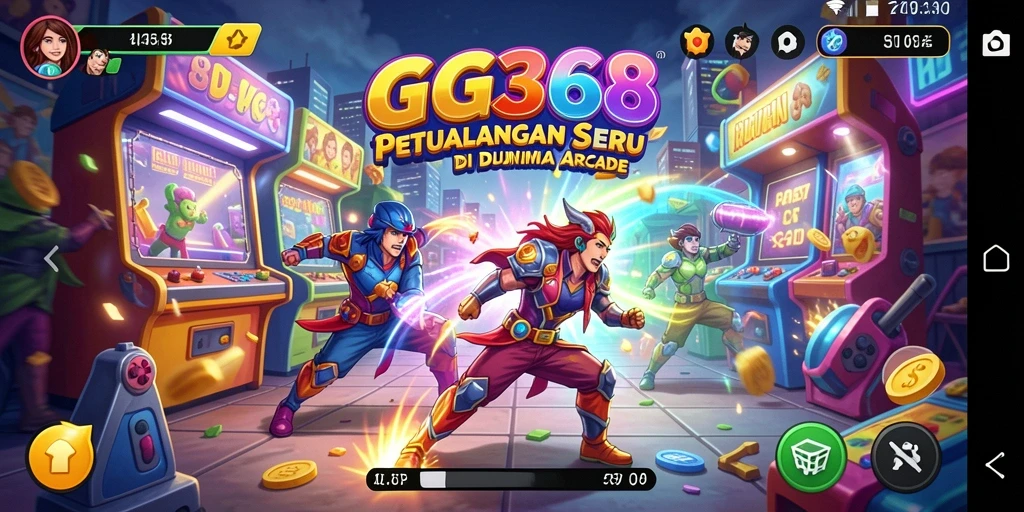 Tampilan gameplay GG368 yang penuh aksi dan tantangan.