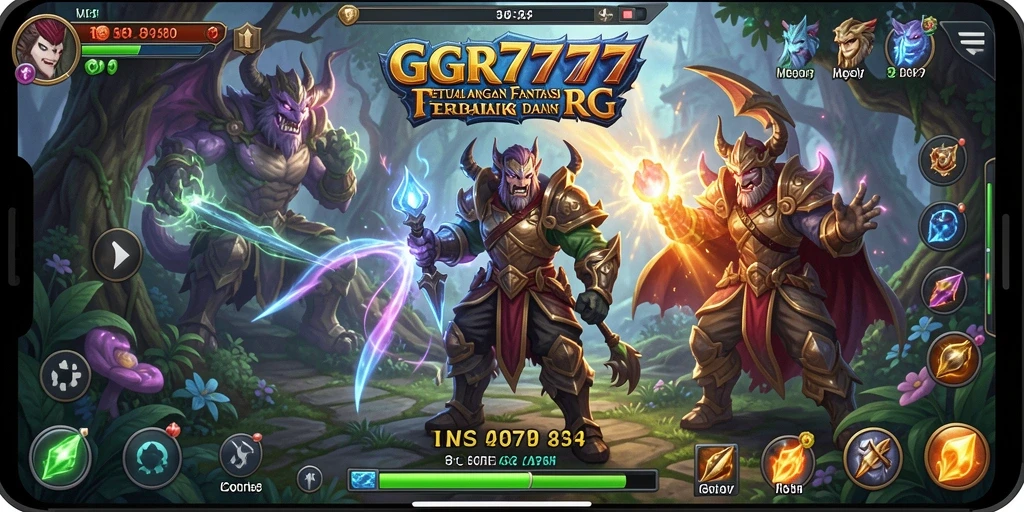 Gameplay menarik dan seru dalam GGR7777 RPG.