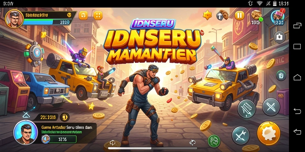 Tampilan gameplay IDNSERU yang seru dan menantang
