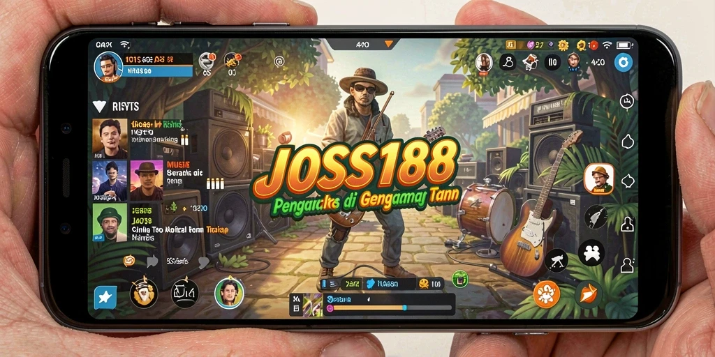 Screenshot gameplay <strong>JOSS188</strong> menampilkan pengguna menikmati tantangan musik yang interaktif.