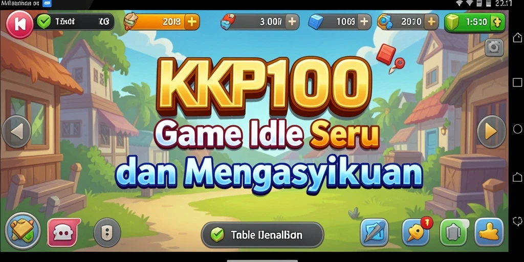 Screenshot KPK100 menampilkan gameplay Idle yang mengasyikkan dan karakter yang menarik.