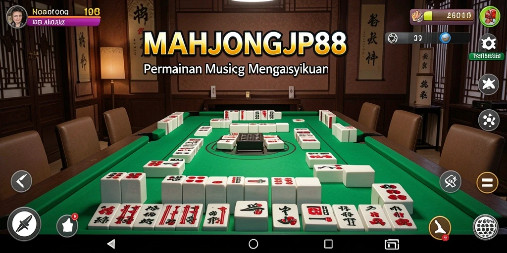 Tampilan gameplay <strong>MAHJONGJP88</strong> yang menarik dan interaktif dengan berbagai lagu.