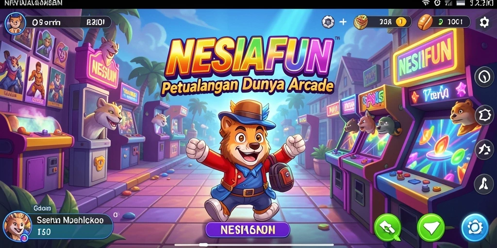 Tampilkan gameplay menegangkan dan penuh warna dari <strong>NESIAFUN</strong>.