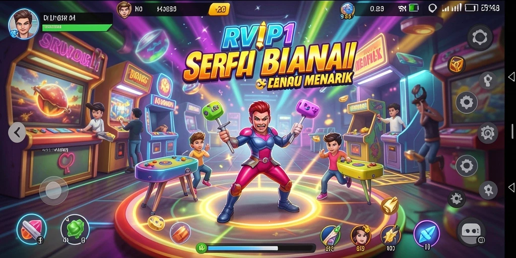 Tampilan seru dari gameplay RVIP1 yang penuh aksi.