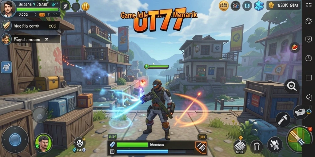 Tampilan gameplay UT77 yang menarik dan santai saat dimainkan.